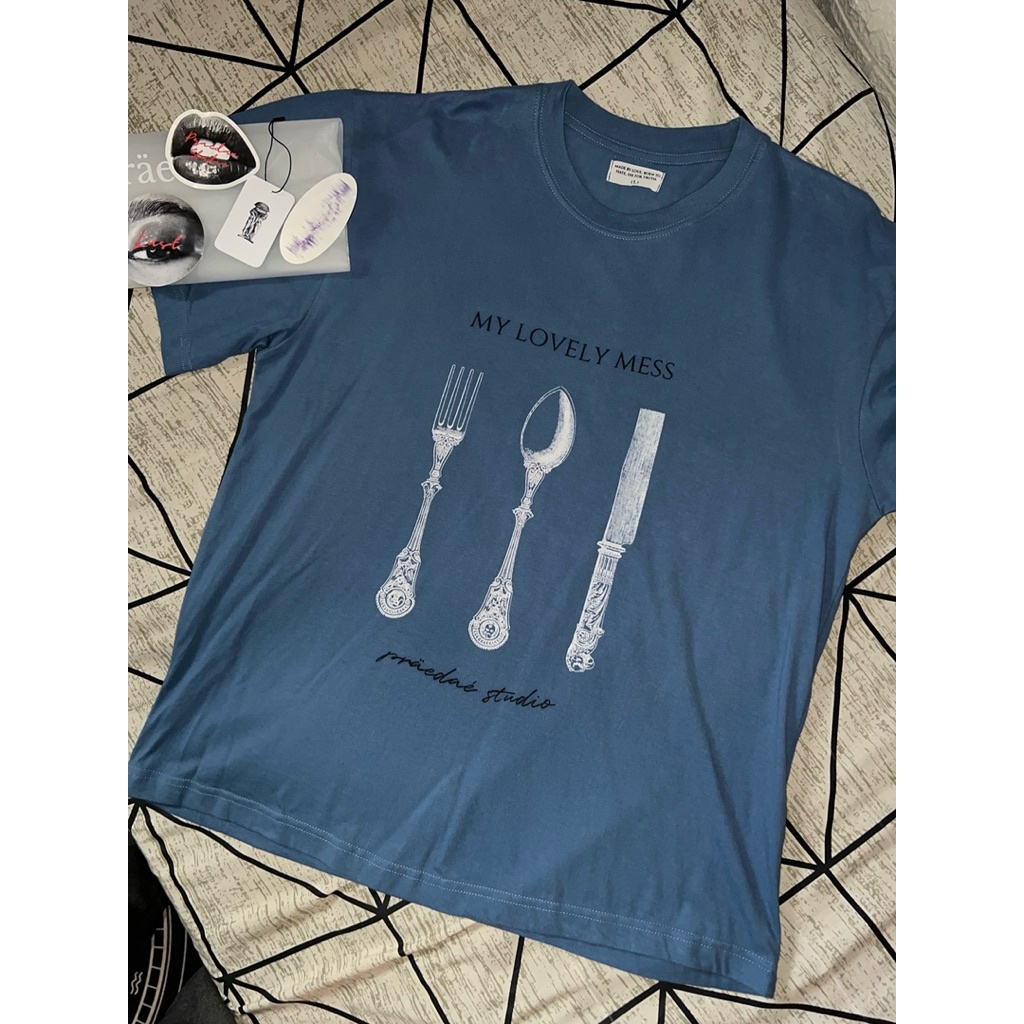 PRAEDAE STUDIO EMERALE WHITE | AURORAS STEEL BLUE