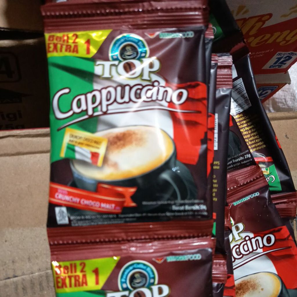 TOP CAPPUCINO MINUMAN CAPPUCINO SACHET