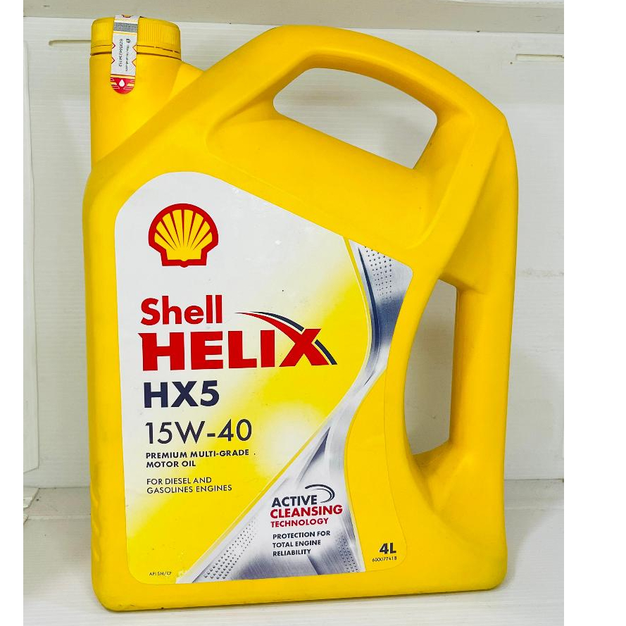 Oli Mobil Shell Helix HX5 4L GALON Oli Pelumas Shell Helix HX5 4L