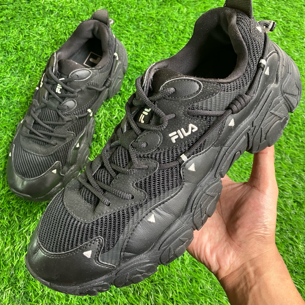 FILA Full Black Sneakers shoes size 43