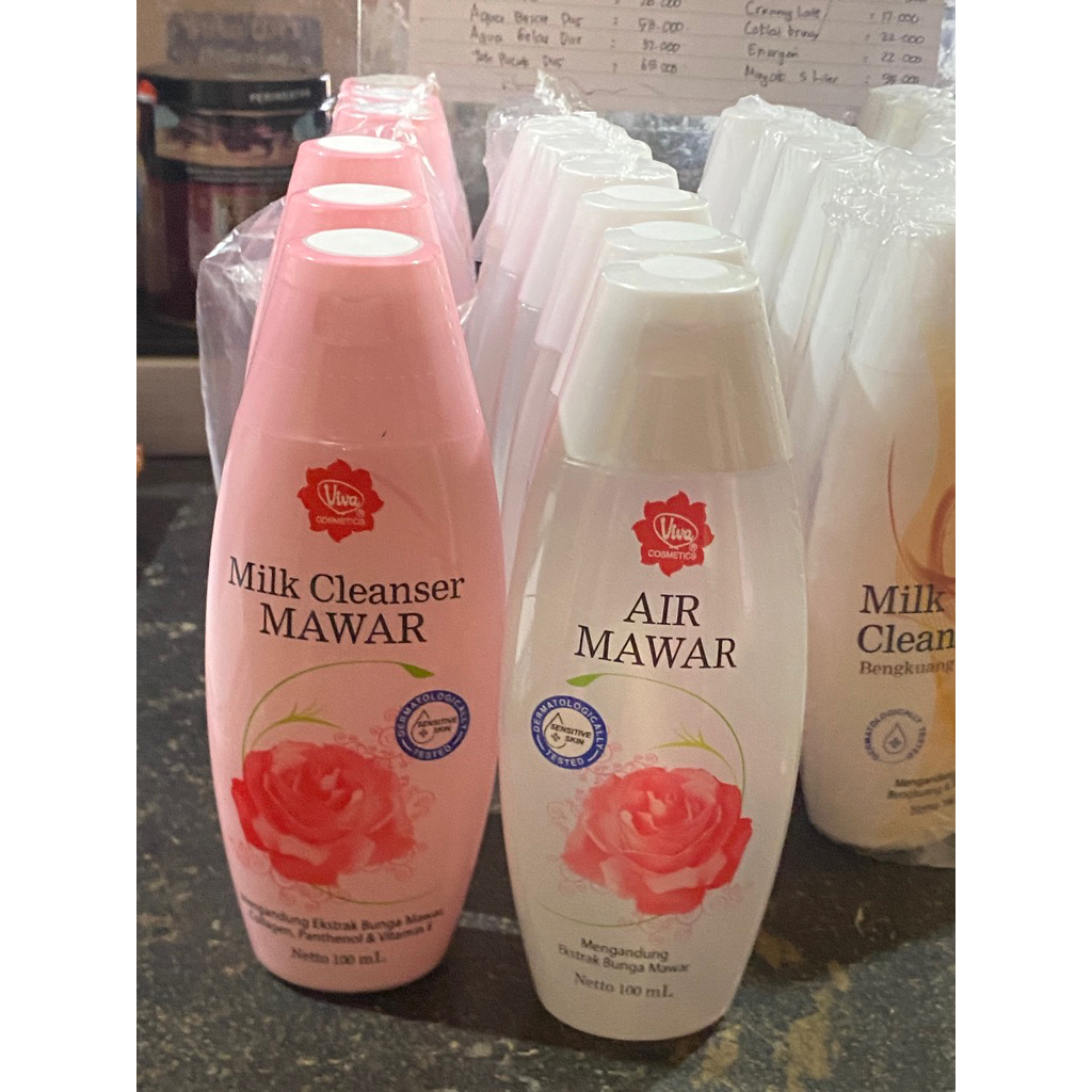 Viva Milk Cleanser  Mawar & Air Mawar