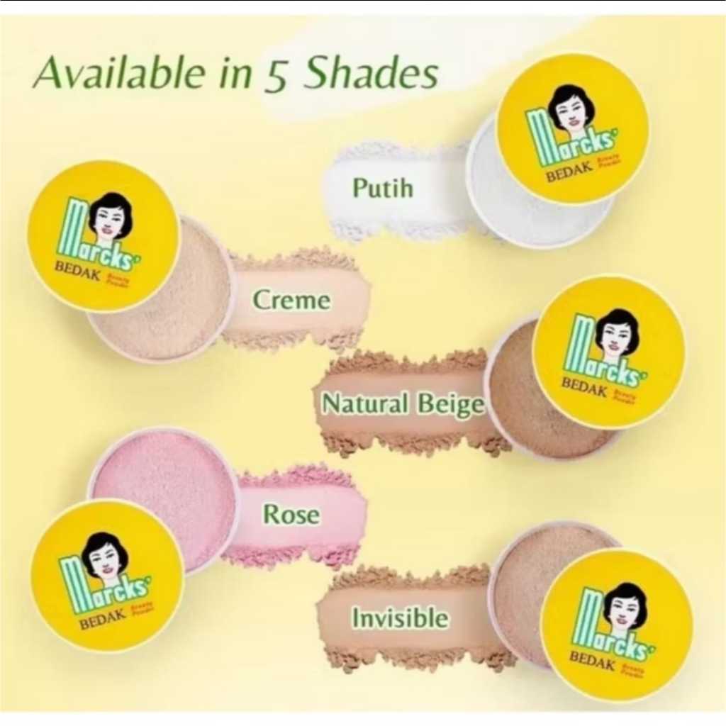 Marcks Bedak Tabur Classic 40g / Marcks Classic Loose Powder