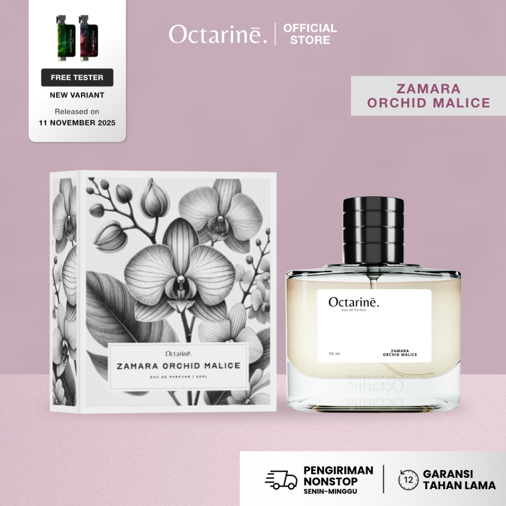 Octarine - Zamara Orchid Malice Parfum Wanita Aroma White Floral Vanilla
