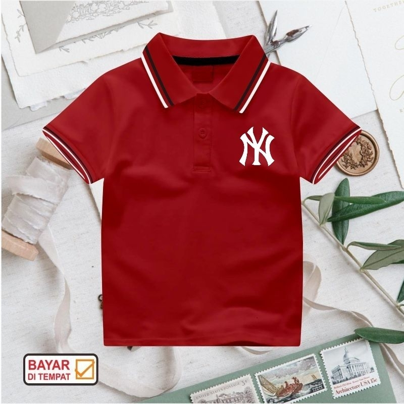 Kaos Wangky Anak Ny Baju Polo Anak Cowo&Cewe Atasan Anak T-Shrit