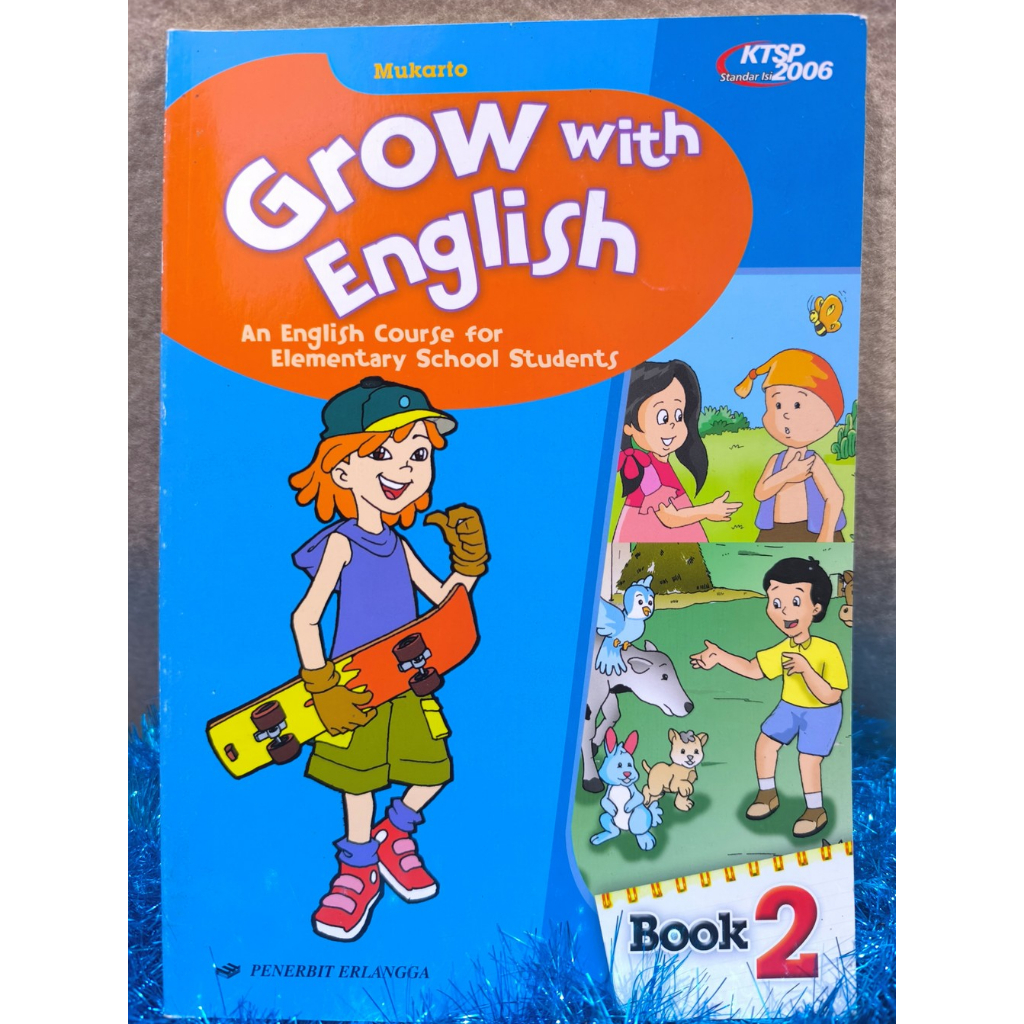 Buku Grow With English - Book 2 3 4 5 6 KTSP 2006 - Ori BARU