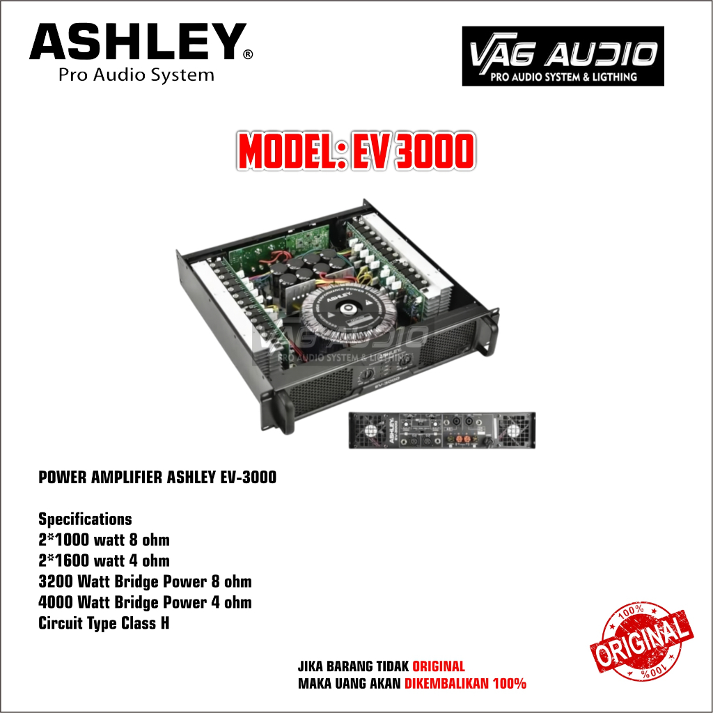 POWER ASHLEY EV-3000