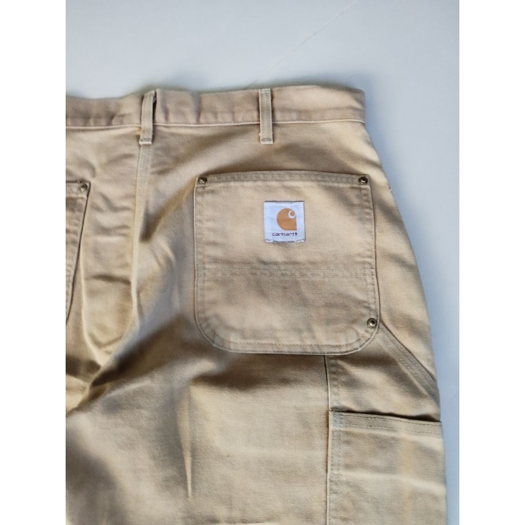 Celana carhartt carpenter double knee USA UFCW B01 BRN Size 34x34