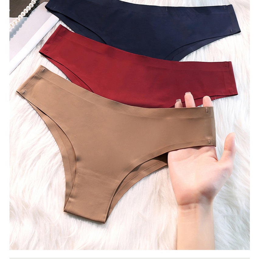 Celana Dalam Wanita Seamless Tipis Lembut Tanpa Jahitan Nyaman Dipakai
