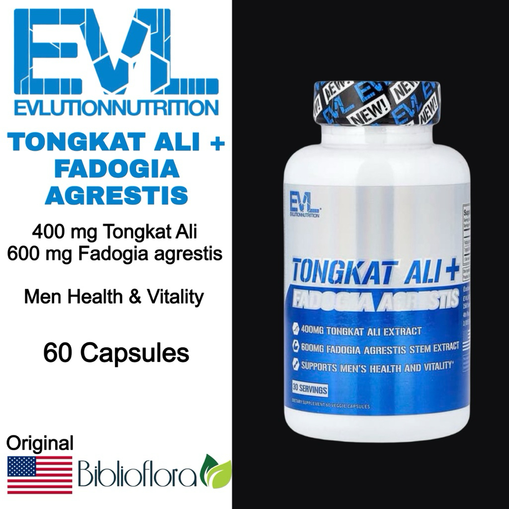 EVL Tongkat Ali + Fadogia agrestis 60 Veggie capsules