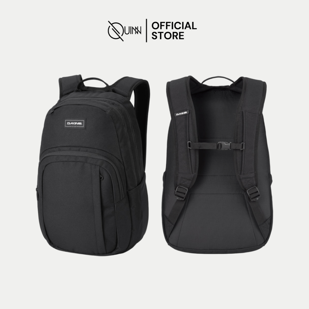 Dakine Backpack Campus 25 Liter Black / Tas Hitam Ransel Sekolah Kuliah Pria