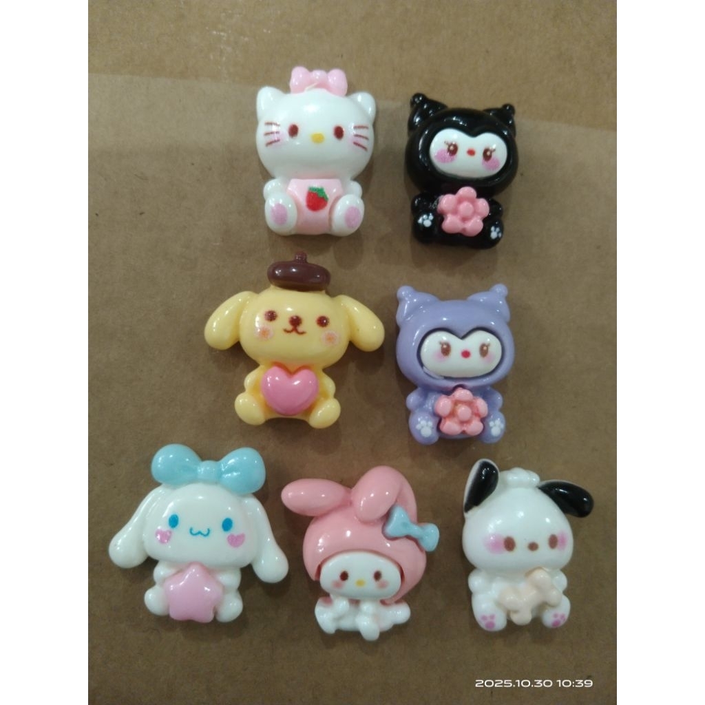 500pcs clay resin boneka