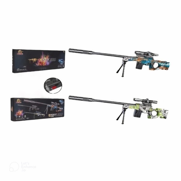 Mainan Anak Sniper AWM Gel Blaster Pistol Mainan Soft Gun Bullet Tembak Tembakan Aman Kado Anak