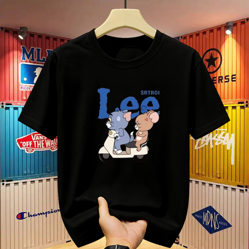 Kaos LEE Original Bahan Katun Lembut - Kaos Casual Pria