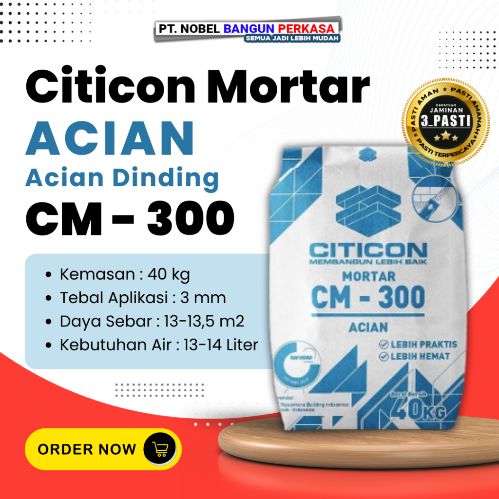 Semen Mortar Citicon Acian 40kg "CM 300"