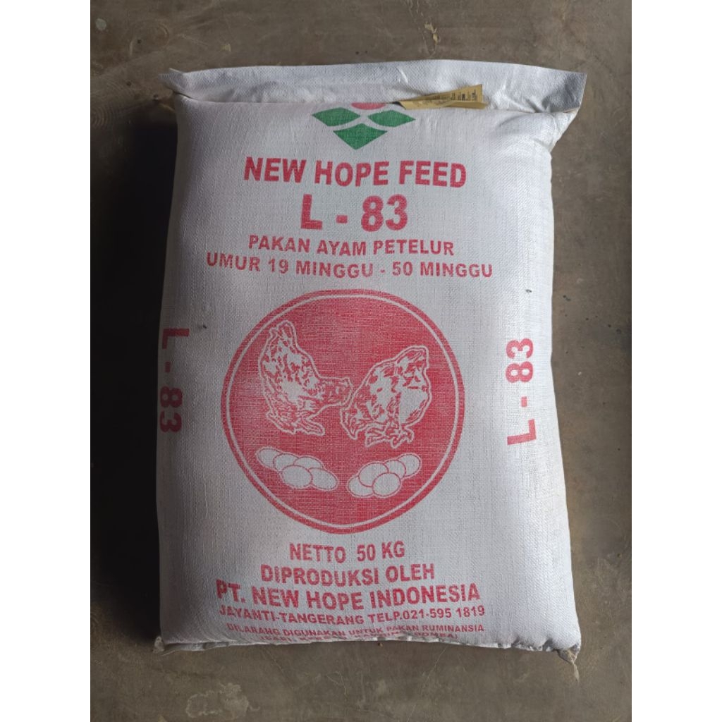 Pur Ayam Petelur New Hope L-83 per 1 kg (CO 10 kg dapat harga grosir)