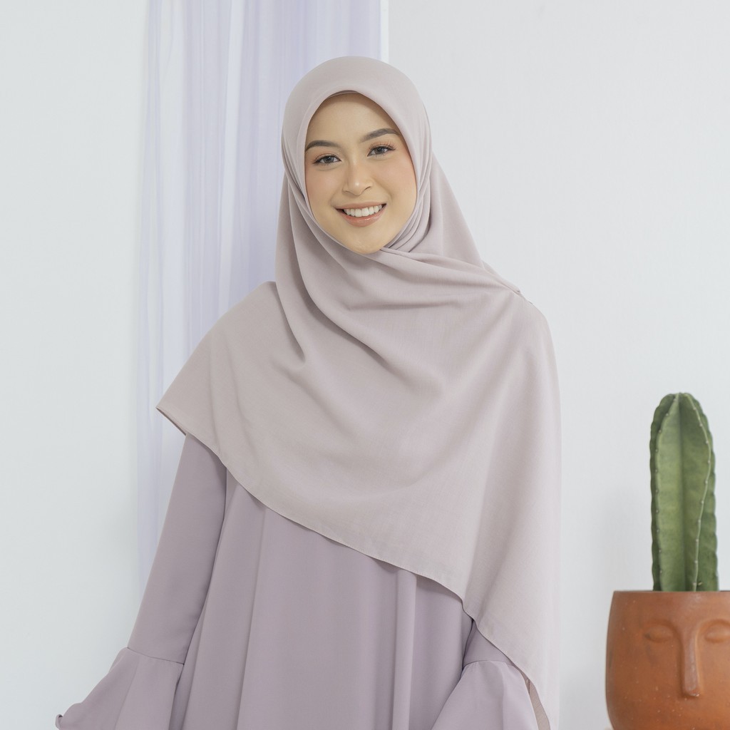 Lozy Hijab - Detaa Square Syari (Hijab Segiempat Syari Bahan Voal Premium 140 x 140 cm)