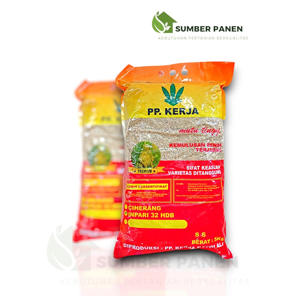 Benih Padi INPARI 32 HDB Premium 5 Kg PP Kerja
