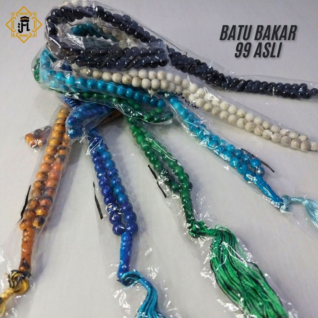 Tasbih Batu Bakar Asli 99 Tasbih Sholat Klasik Untuk Souvenir Oleh Oleh Haji Dan Umroh