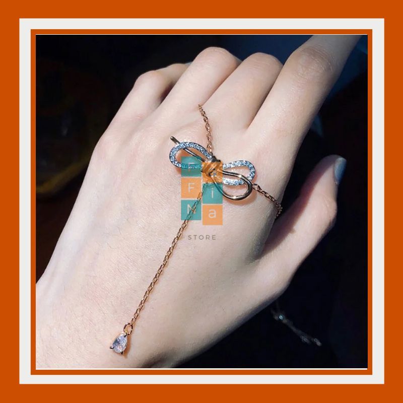 Kalung Rantai Dengan Liontin Pita 10gr