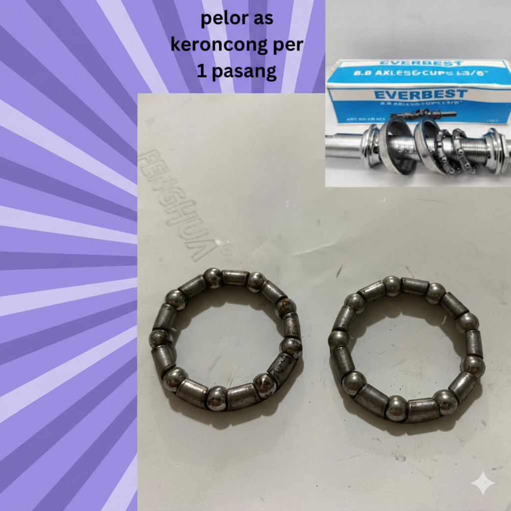 taiwan Pelor/Gotri Steel Ball Sarang As Gir Tengah keroncong kroncong Sepeda anak kecil bmx ontel je