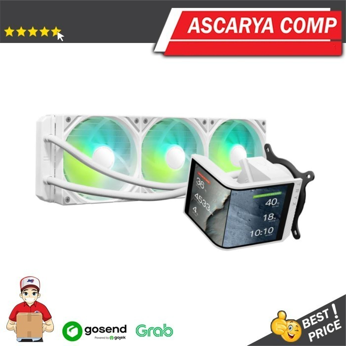 TRYX Panorama SE 360 ARGB WHITE 360mm AIO - Liquid CPU Cooler - WHITE