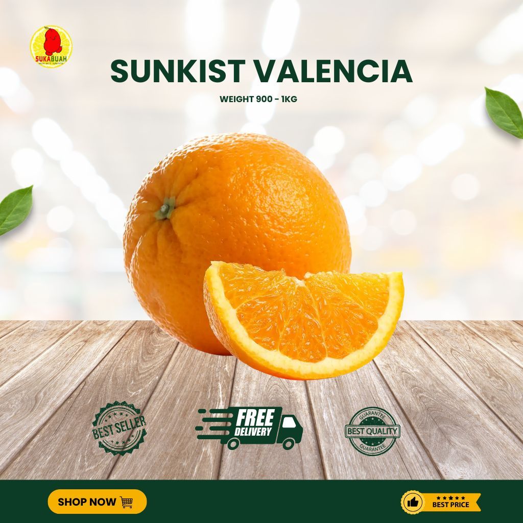 FRESH SUNKIST VALENCIA 1KG - SUKABUAH