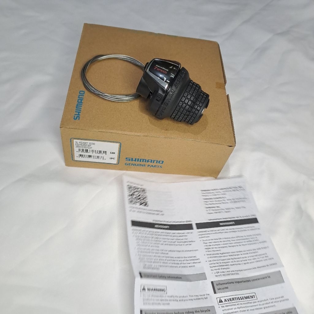 Revo shifter Sepeda Shimano 7 speed dan 3 speed original.