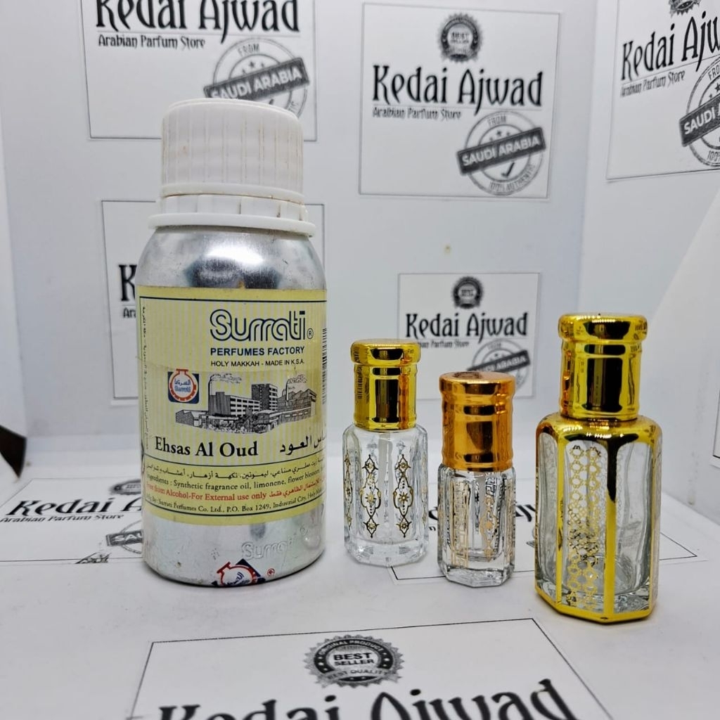 Ehsas Al Oud Surrati | Parfum Ehsas Al Oud BIBIT MURNI 100 % By Surrati