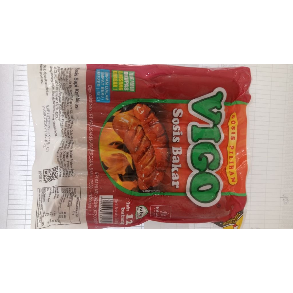 Vigo Sosis Ayam Bakar Mini