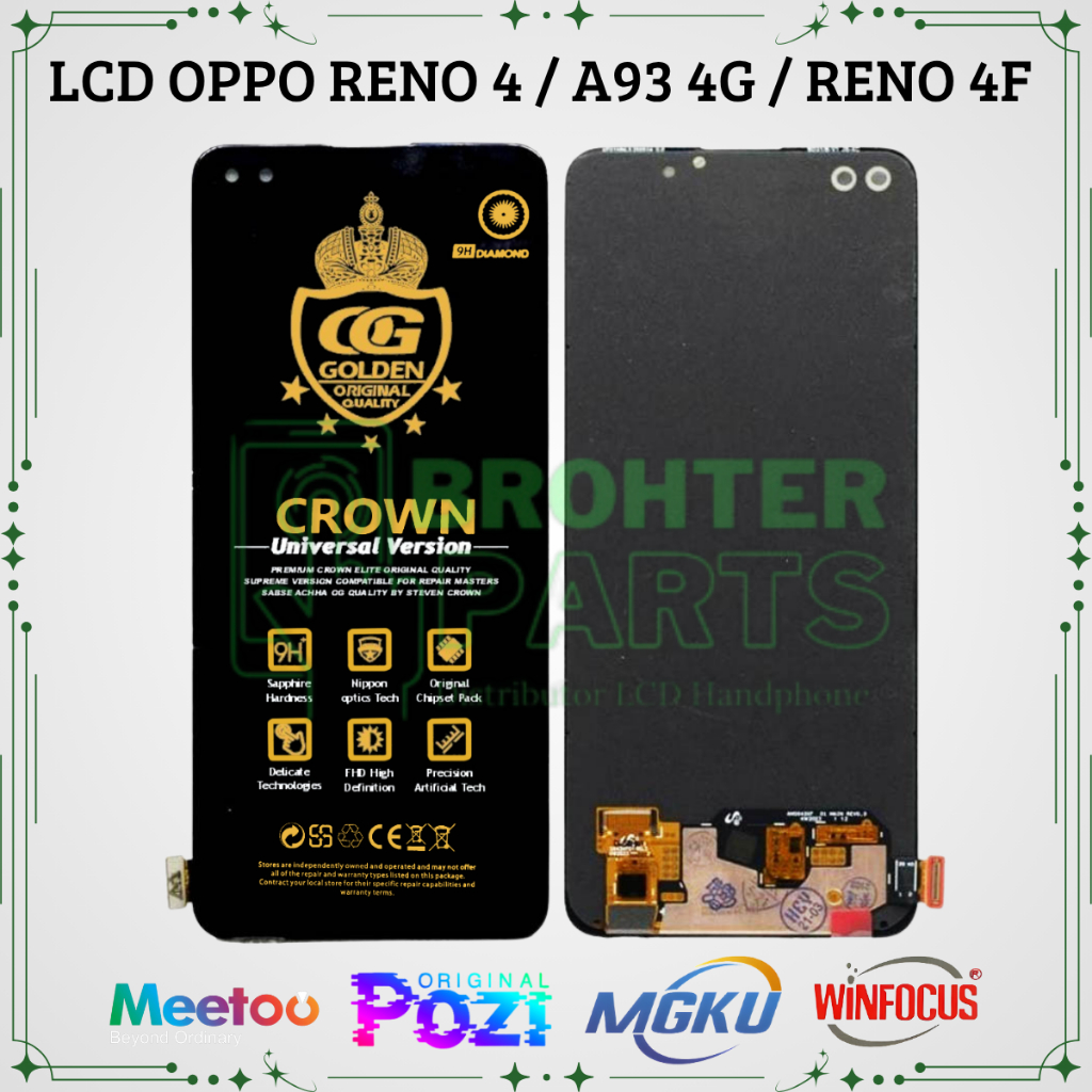 LCD OPPO RENO 4 / A93 4G / RENO 4 4G / RENO 4 5G / RENO 4F / RENO 4 LITE FULLSET ORIGINAL