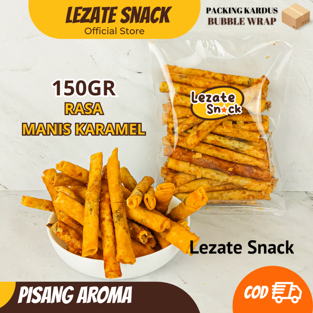 Pisang Aroma 150gr /Piscok Mini / Pisang Lampung / Sale Pisang Jari / Pisang Tanduk Lumer Sale Basah