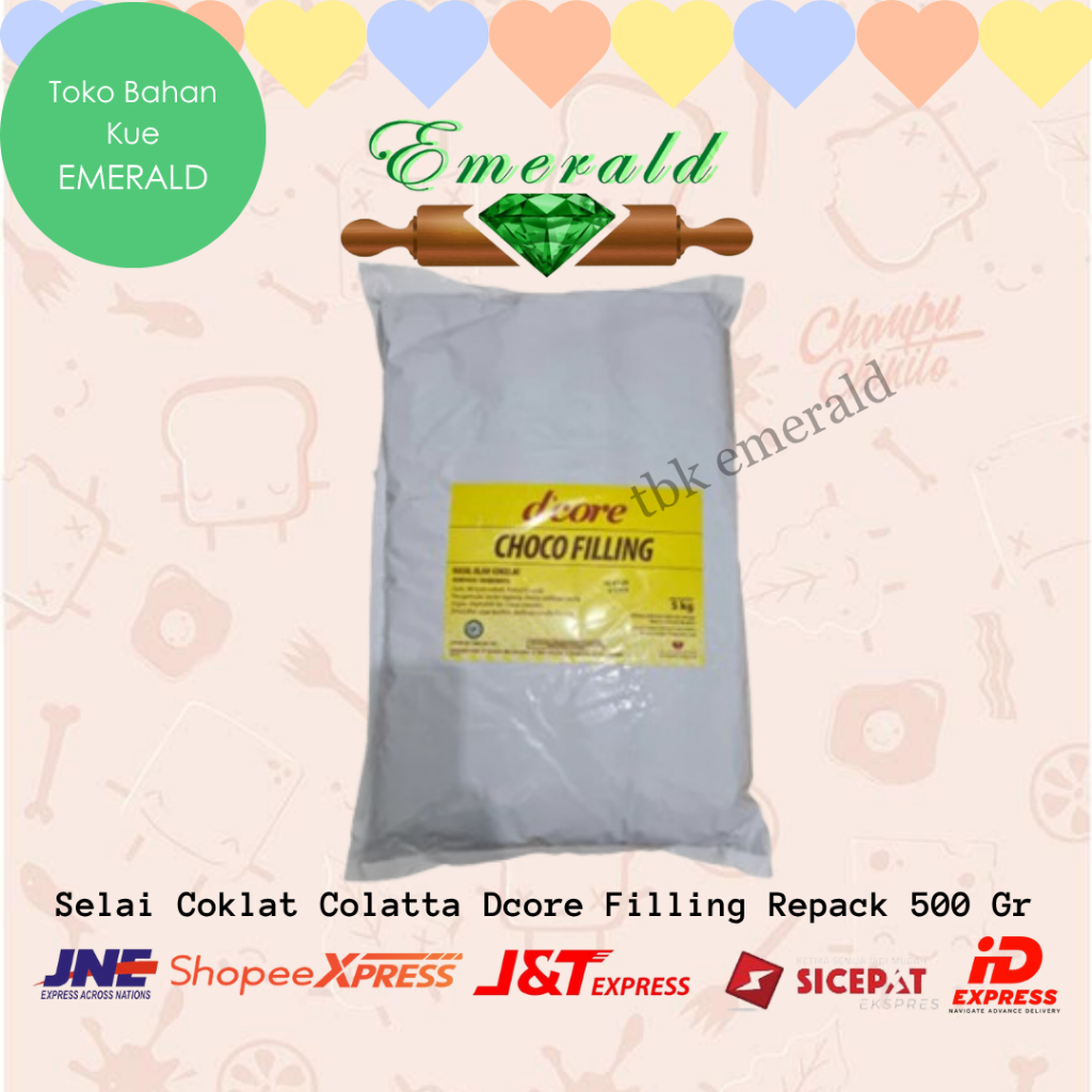 Selai Coklat Colatta Dcore Filling Repack 500 Gr