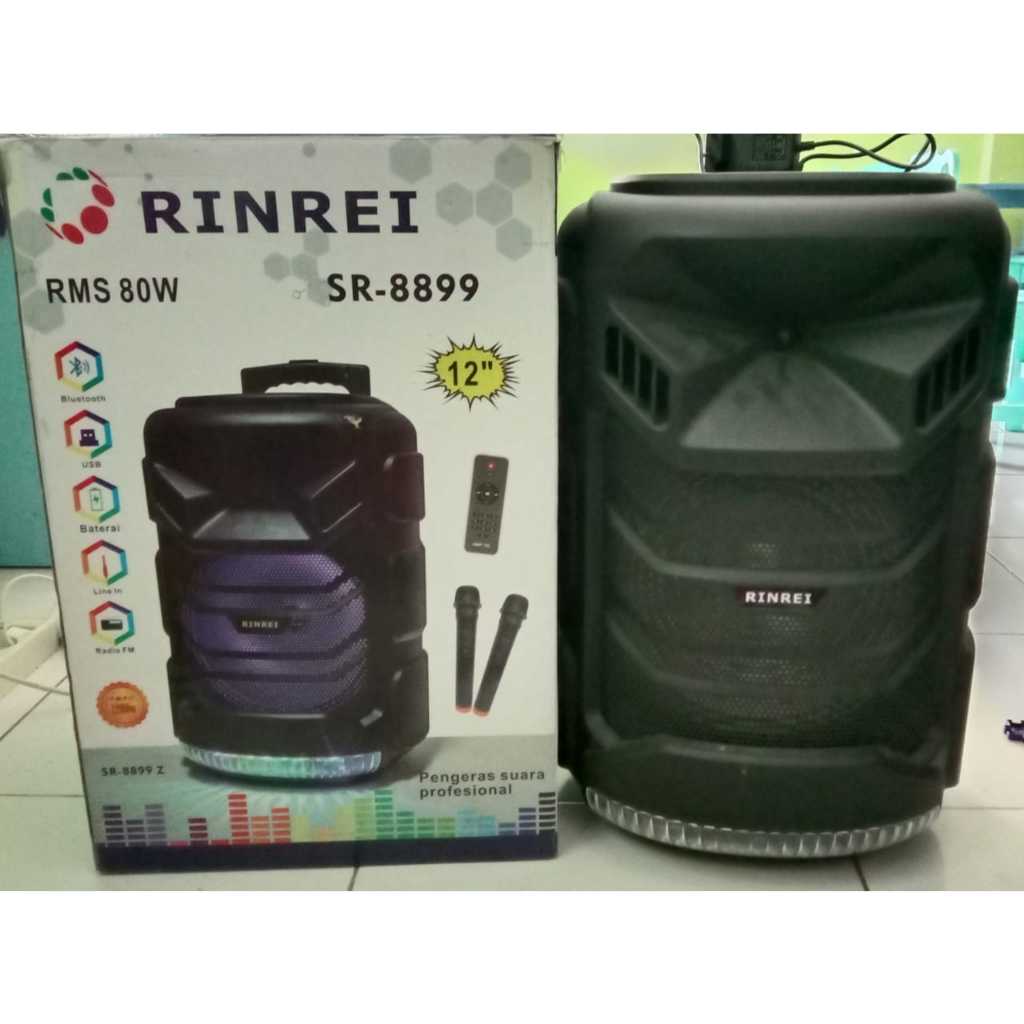 Speaker Portable 15 Inch RINREI - (SR 8899)