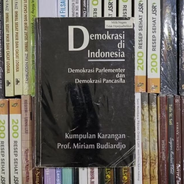 Demokrasi Di Indonesia Demokrasi Parlementer dan Demokrasi Pancasila By Miriam Budiardjo ORIGINAL