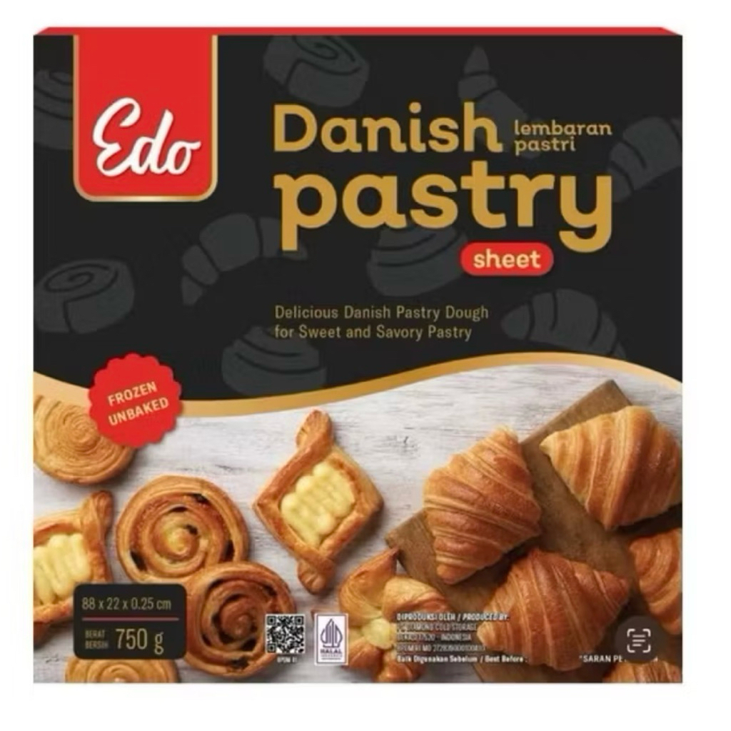 Edo Danish Pastry / Kulit pastry / Kulit untuk buat kue