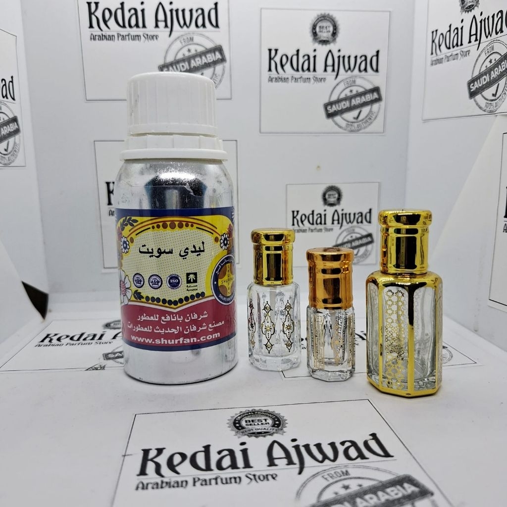 Lady Sweet Shurfan Banafa | Parfum Lady Sweet BIBIT MURNI 100 % By Shurfan Banafa