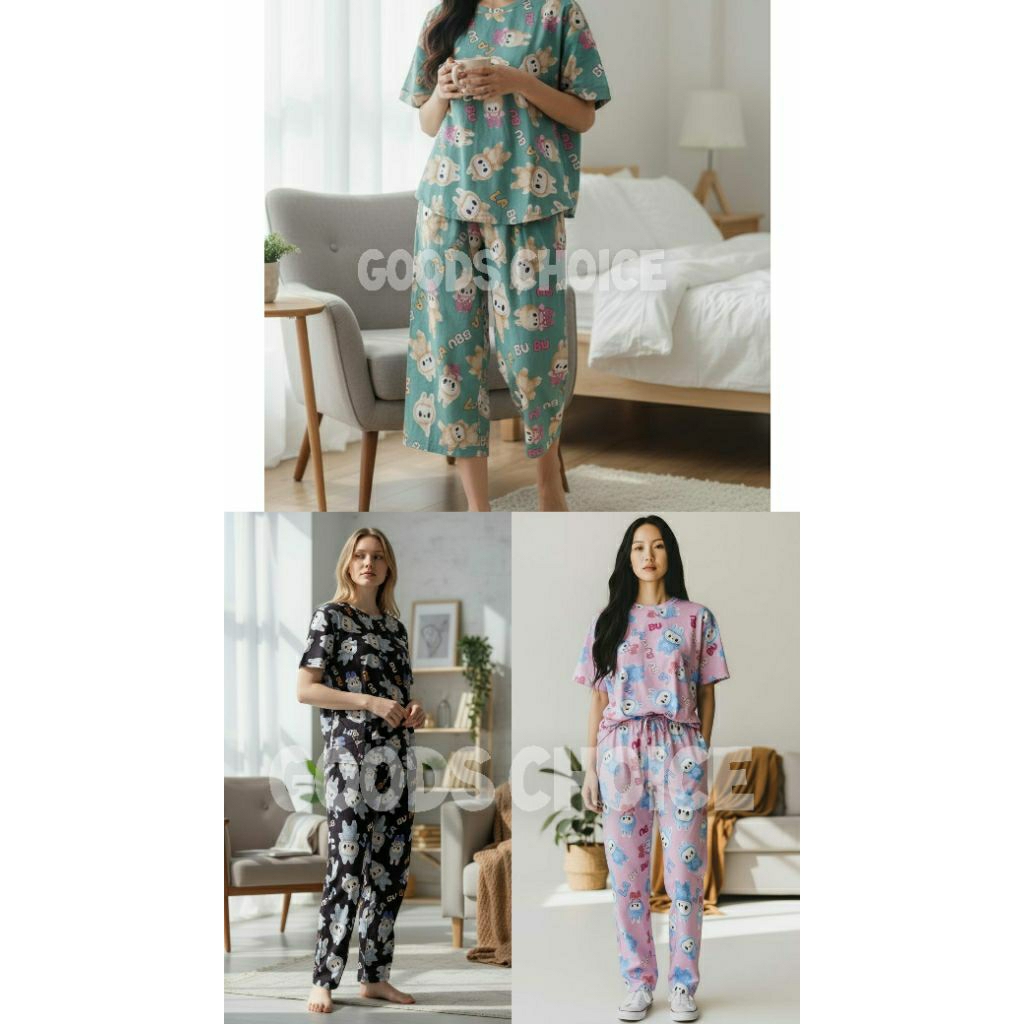 Piyama Dewasa / Stelan Baju Tidur / Baju Rumahan Couple