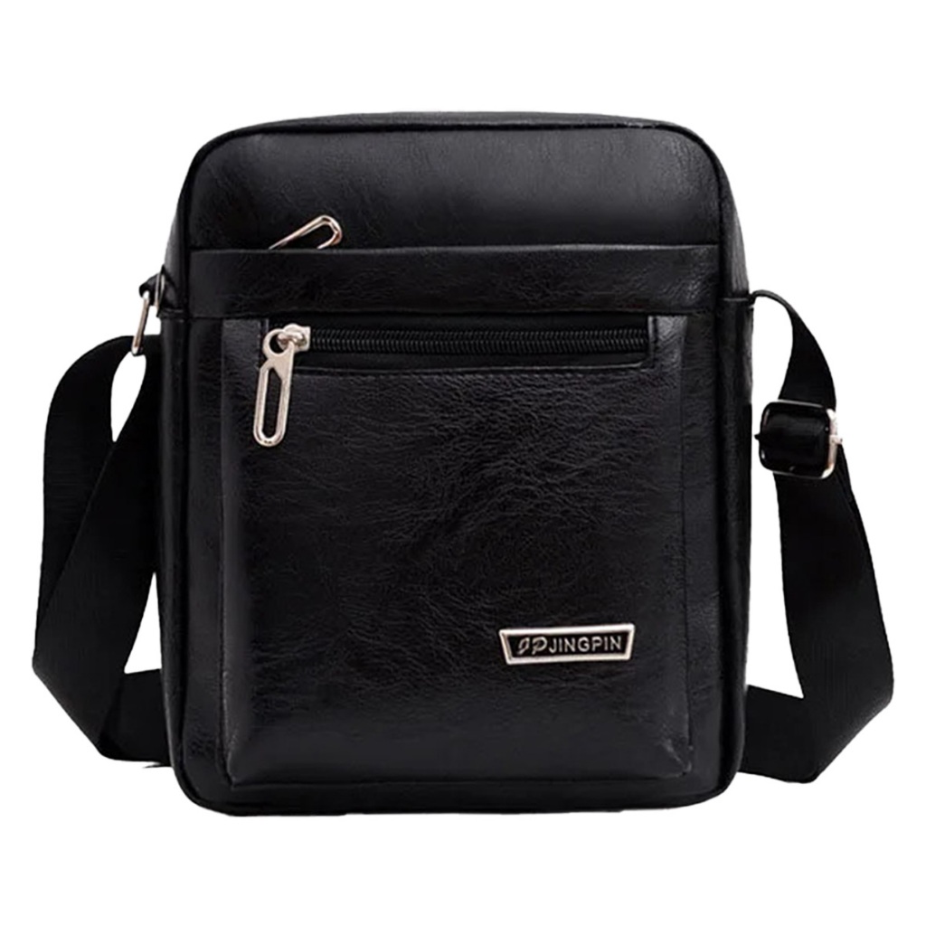 Tas Selempang Bahu Pria Kulit Polos Tas Bahu Pria Casual Trendy Aesthetic Terbaru - WY 3046