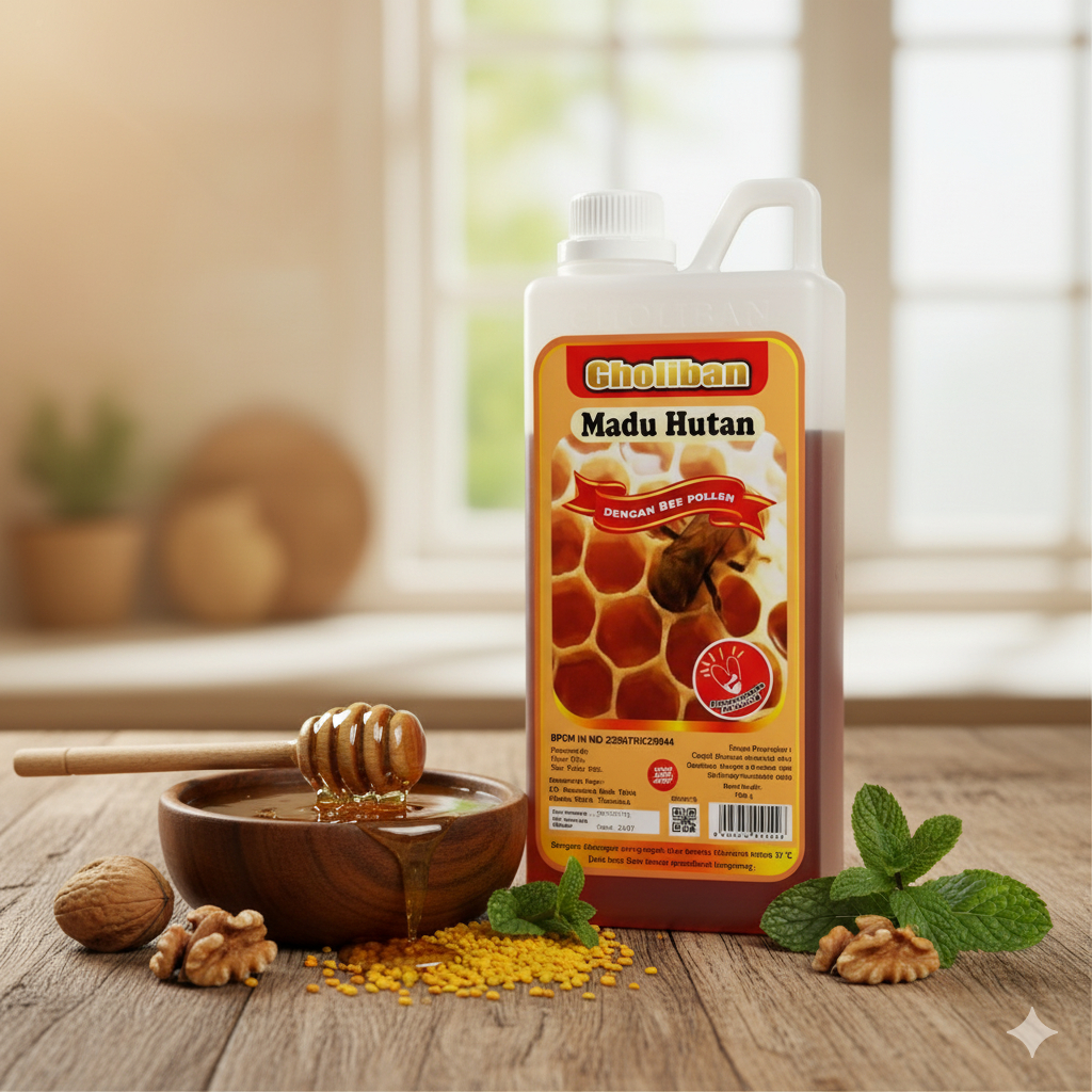 Madu Hutan Kalimantan Gholiban 1kg - Madu Gholiban