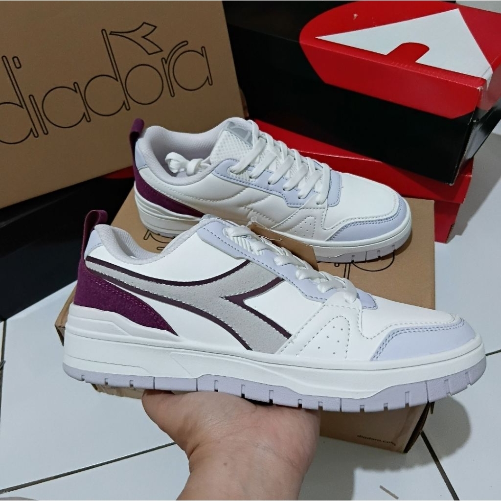 Diadora Naro Women's Sneakers Shoes - White