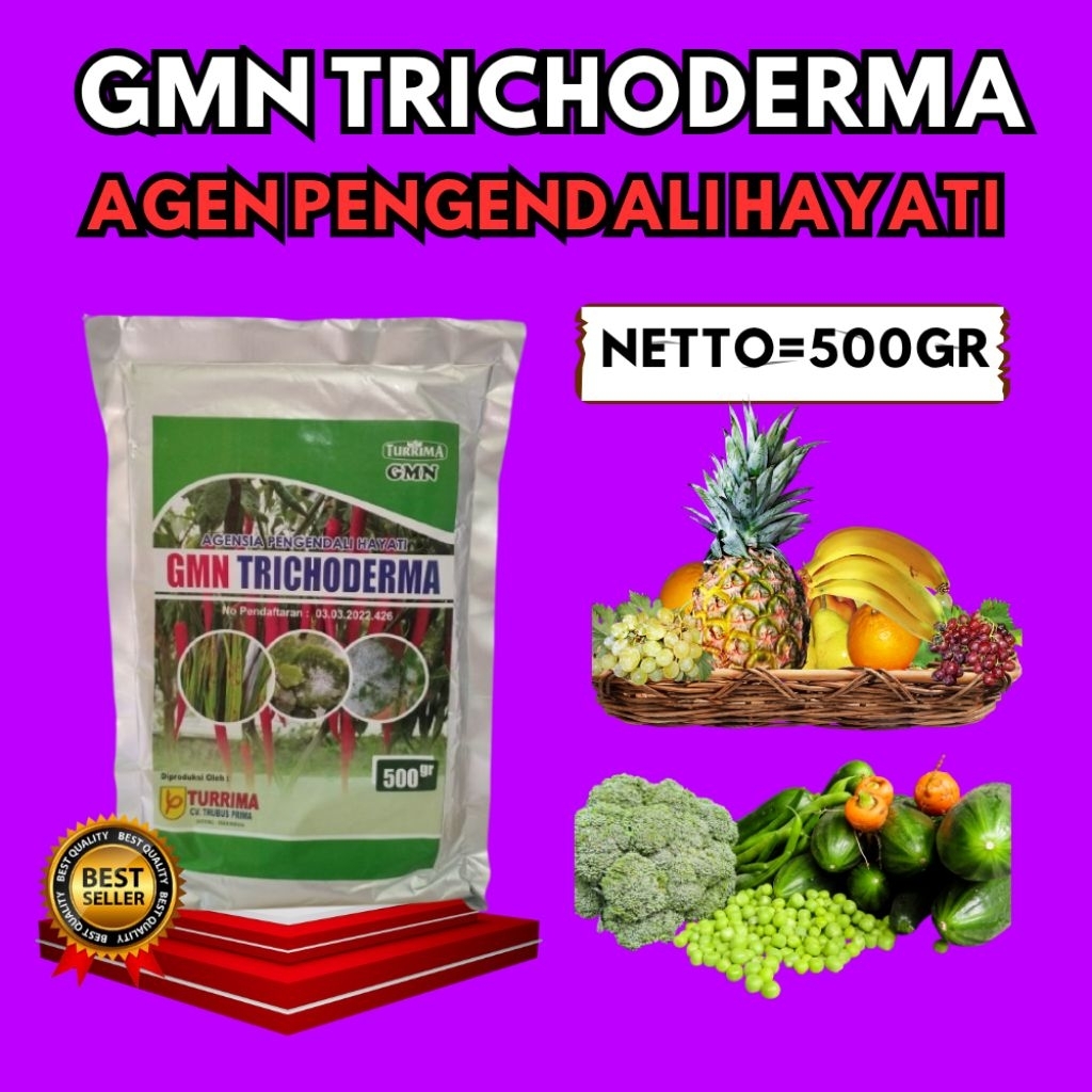 PALING MURAH  Trichoderma Perisai Ajaib, Trichoderma Sp, Trichoderma Sebagai Biofertilizer Isi 500gr