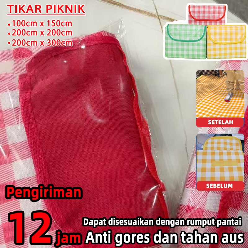 [Istimewa] tiker piknik karpet piknik kain piknik tiker lipat piknik tikar piknik lipat jumbo