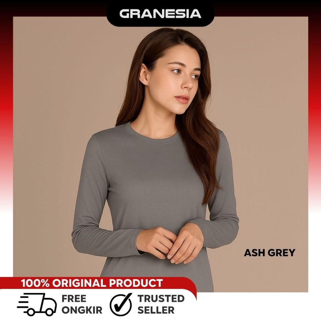 Baju Olahraga Hijab STL Essence Women's LongSleeve|Baju Lari Lengan Panjang Wanita