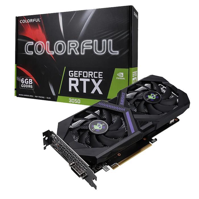 VGA Colorful GeForce RTX 3050 RTX3050 6GB GDDR6 Garansi Resmi