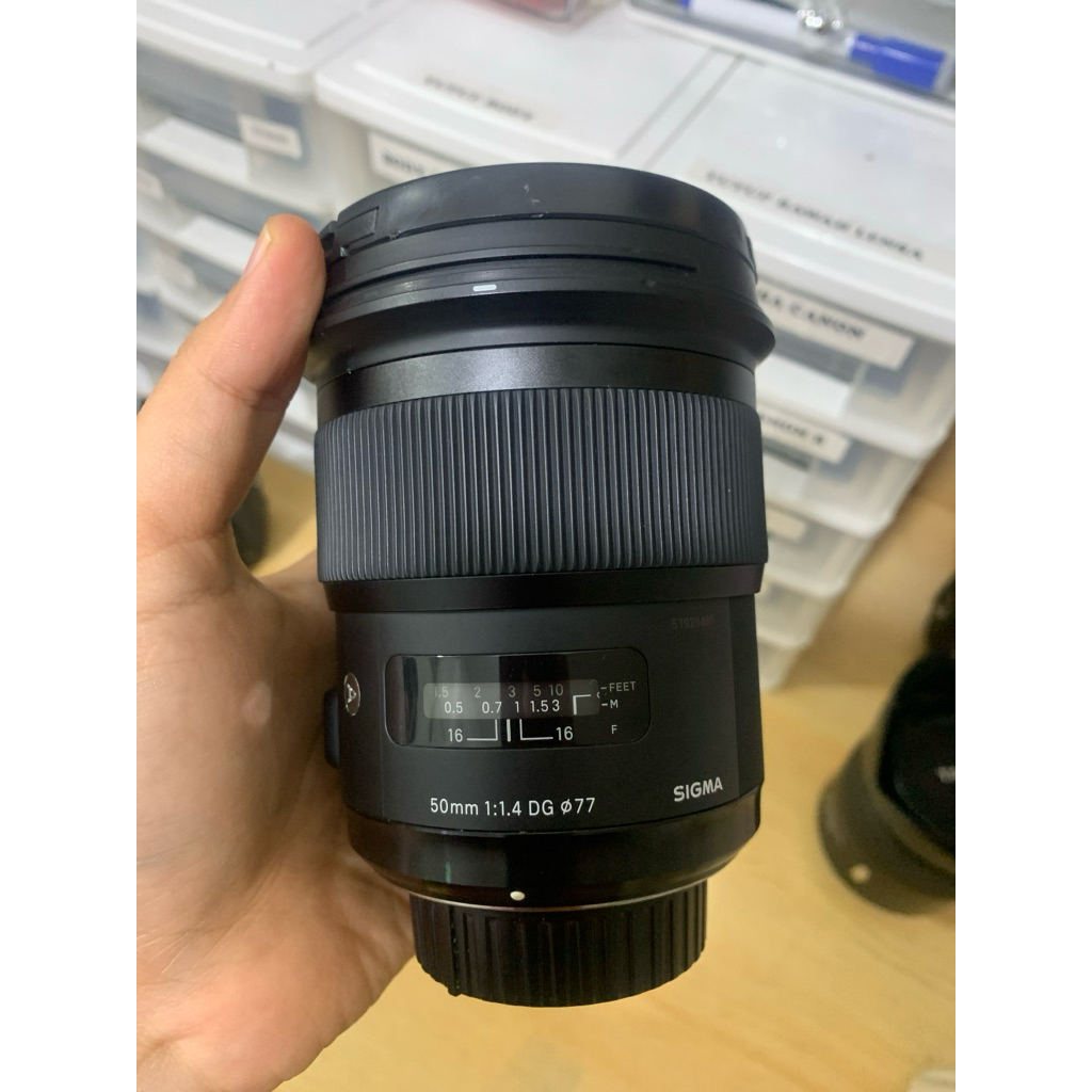 sigma 50mm f1.4 nikon fullsetbox