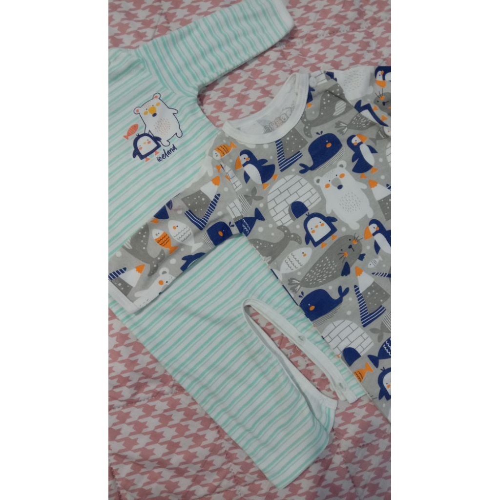 baju jumper panjang bayi newborn unisex laki laki perempuan