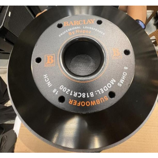 Speaker Komponen BARCLAY by HUPER 18CR1200 / 18 CR1200 18 in