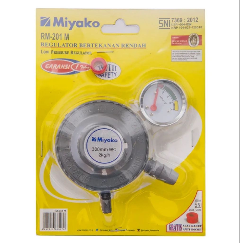 Miyako Regulator dan Selang Kompor Gas