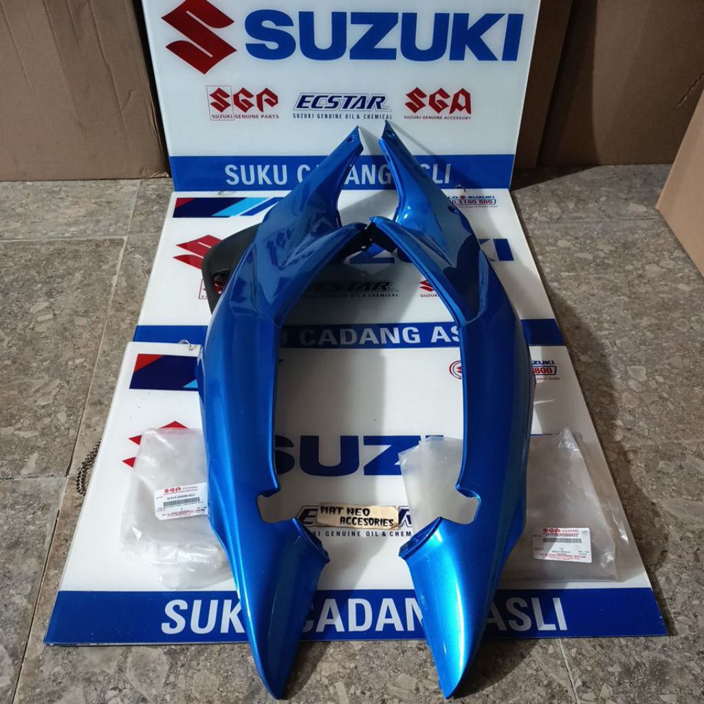 cover bodi body belakang kanan kiri suzuki satria fu 150 old lama thailand barong 2005-2012 warna bi