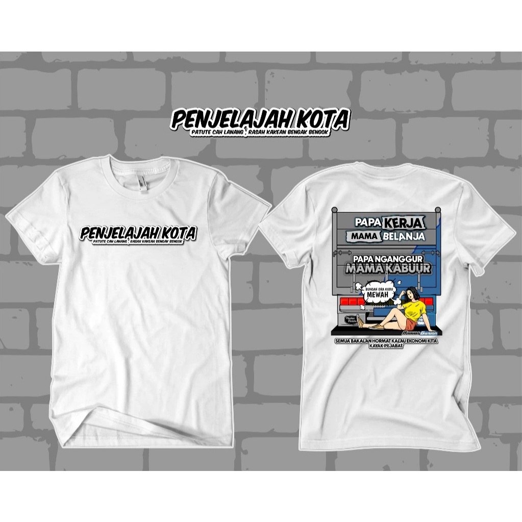 KAOS Penjelajah Kota Special Edition KAOS DISTRO Penjelajah Kota Special Edition PRIA WANITA